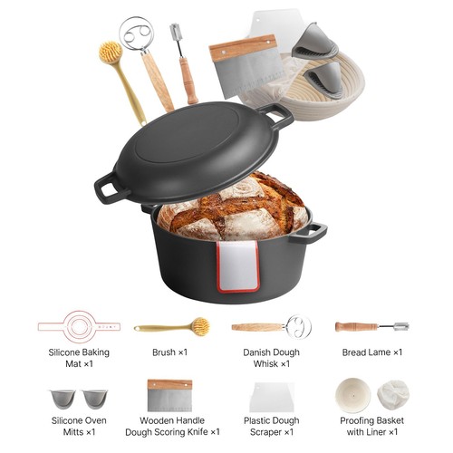 Cast iron dutch - iron, 2-in-1