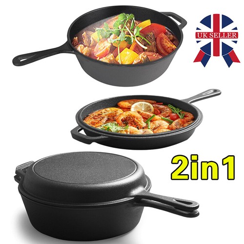 Cast iron casserole dish - cast, pot