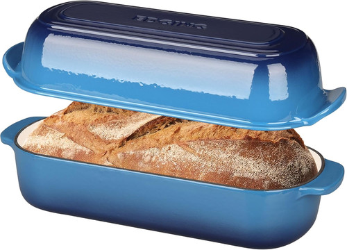 Enameled cast iron loaf - enameled, pan