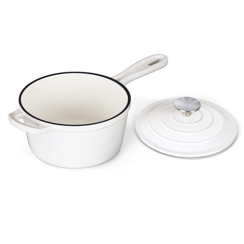 White enameled cast - cast, iron