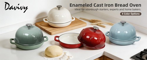 Davivy quart round enameled - 5,