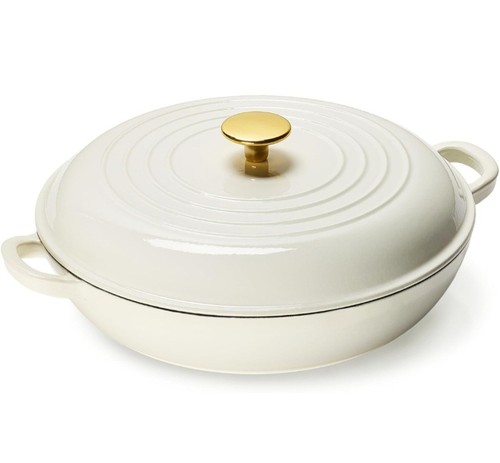 4qt enameled cast iron - cast,