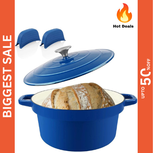 7qt enameled cast iron - cast,