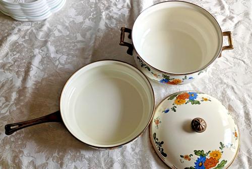 Asta german enamel cookware - german, 3