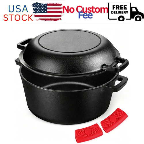 1 cast iron - qt, 2-in-1