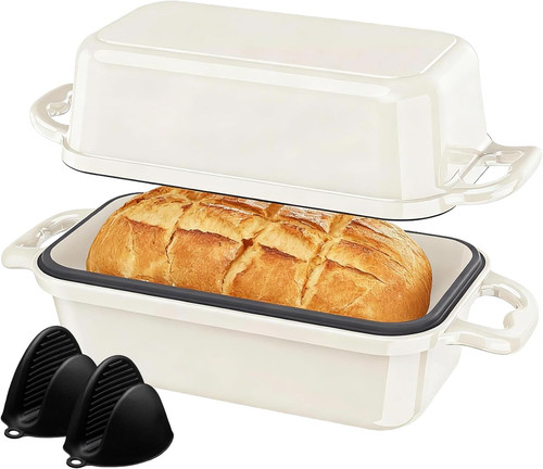 Enameled cast iron sourdough - enameled,