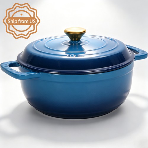 Enameled cast iron dutch - qt,
