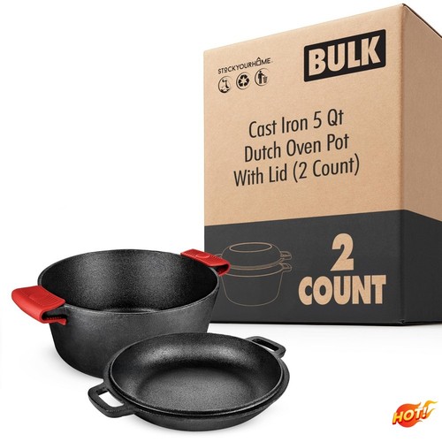 Preseasoned cast iron - 3-in-1,
