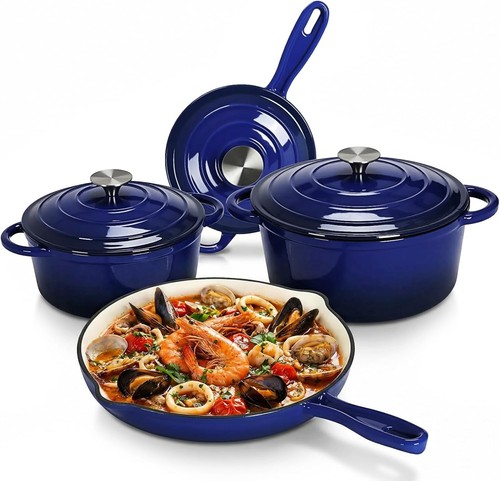 Nonstick enameled cast - cast, iron