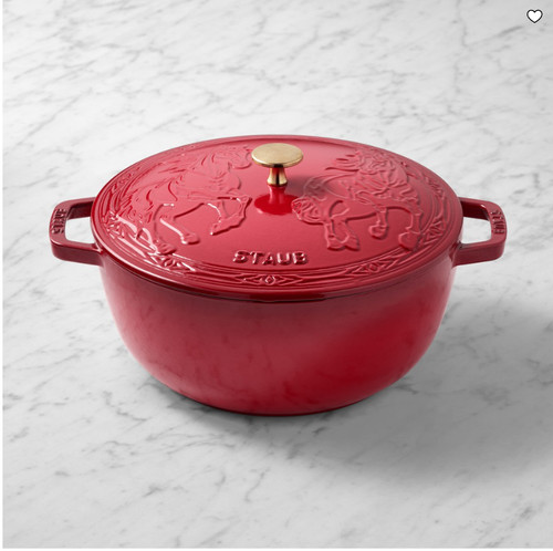 Staub enameled cast - enameled, iron