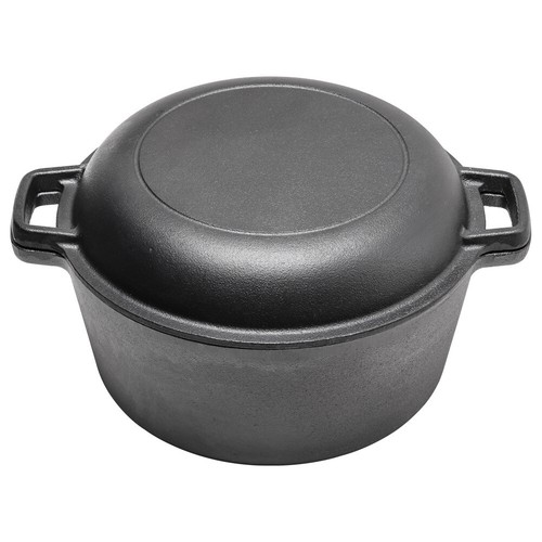 Cast iron casserole pot - iron, pan