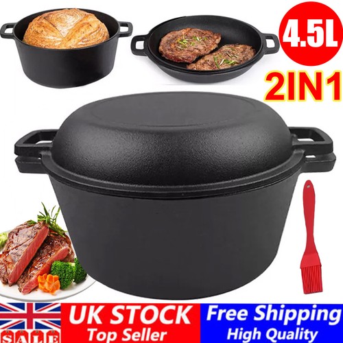 Double dutch oven in - 4.5l,