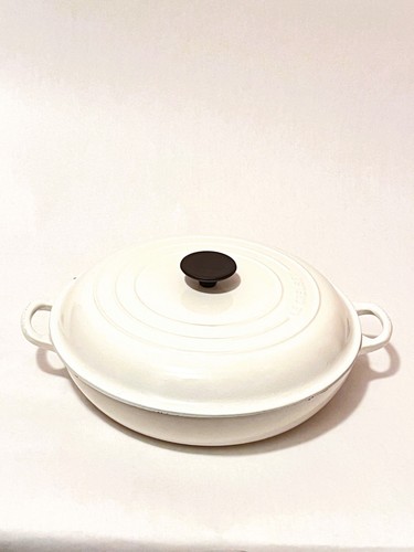 Creuset white shallow - creuset,