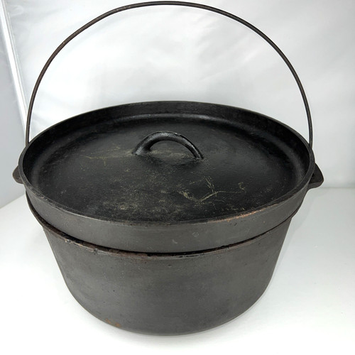 Vintage cast iron dutch - vintage, 12"