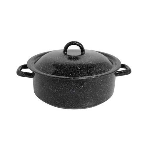 Black enamel dutch - 4.5, oven