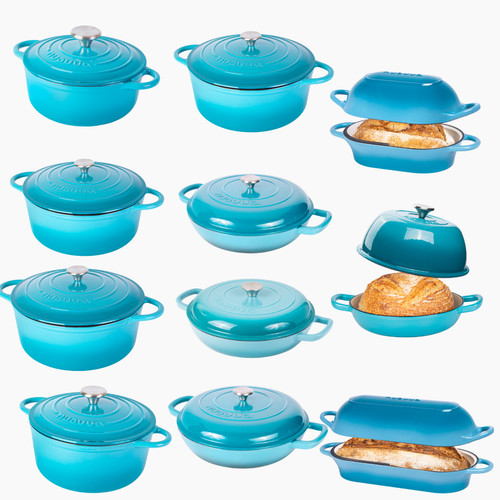 Enamelled cast iron - cast, oven