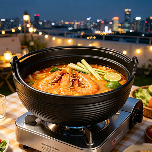 Cast iron stew pot dutch - pot,