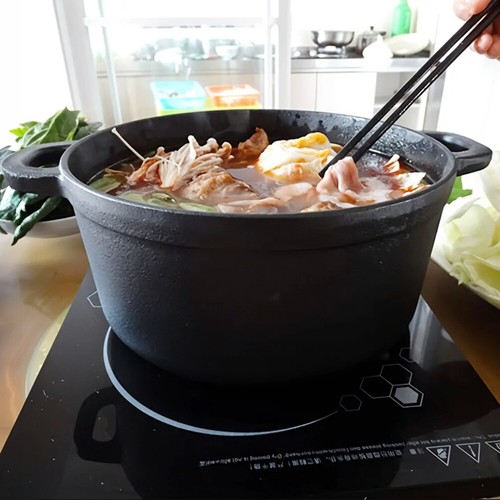 Cast iron casserole - casserole, pot