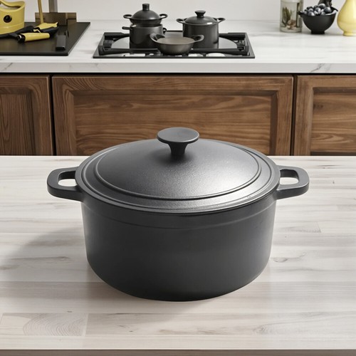 Cast iron casserole - iron, dish