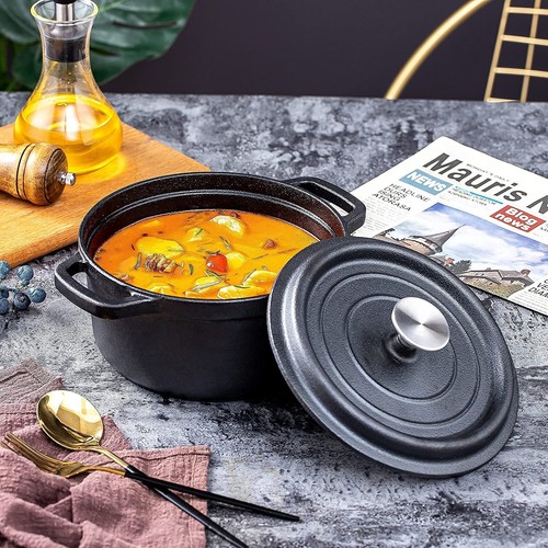 Cast iron cooking soup - soup, stew