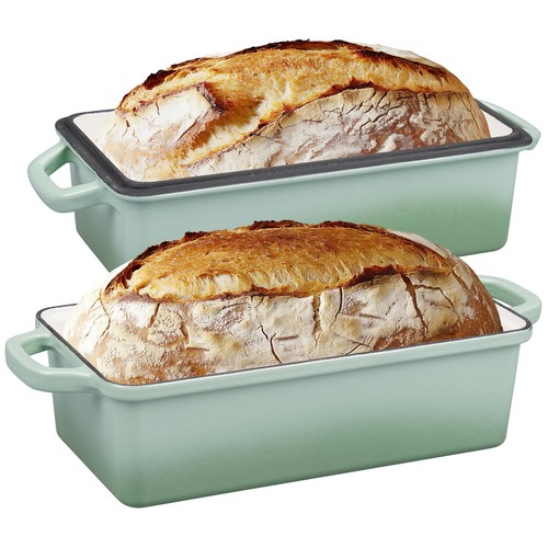 Enameled cast iron loaf - iron, pan